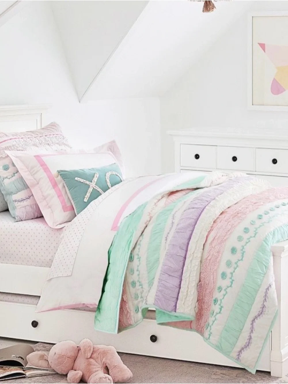 Pottery Barn Kids Bailey Ruffle Quilted Sham